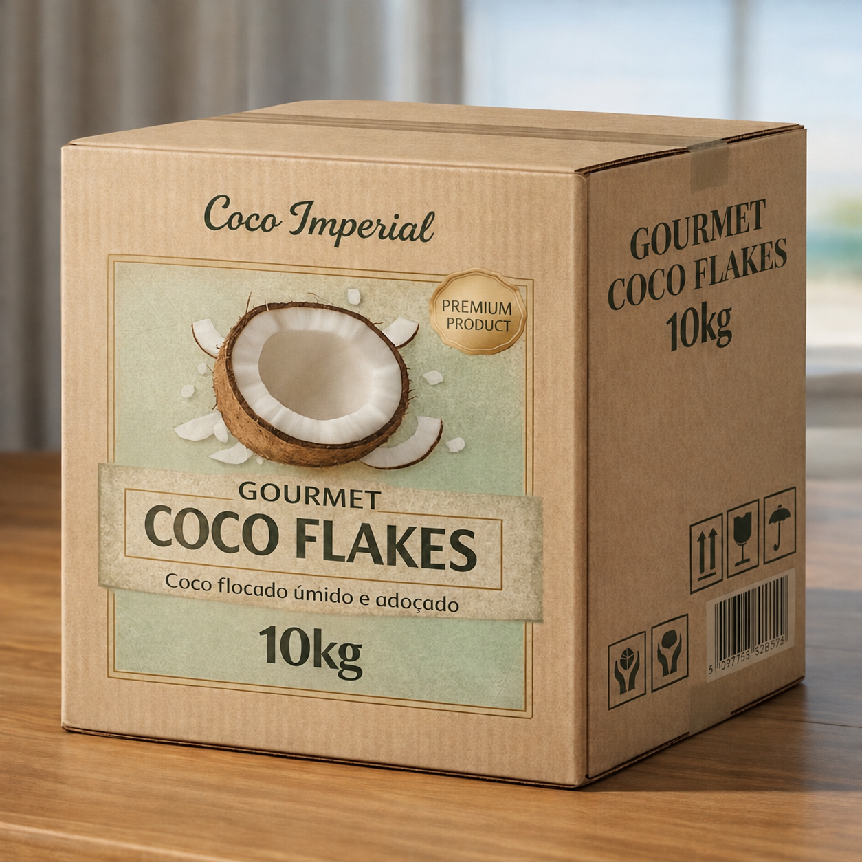 Apresentação da caixa Coco Imperial de 10 kg